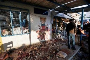 gevolgen van de aanval op een school vol vluchtelingen in Jabalya (1)