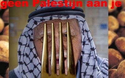 boycot actie: prik geen Palestijn aan je vork