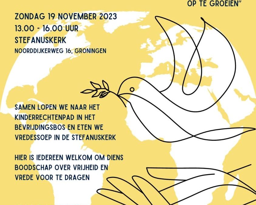 Zondag 19 december bijeenkomst Knokken voor vrede in het bevrijdingsbos