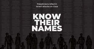 Ken hun namen- De gedode kinderen sinds 7 oktober in Gaza