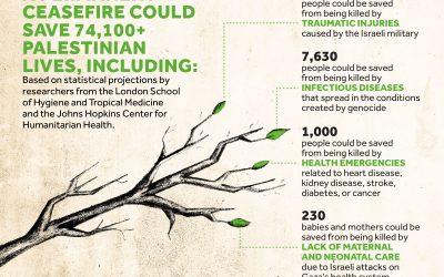 Een permanent staakt het vuren kan tot augustus ruim 74.000 levens sparen